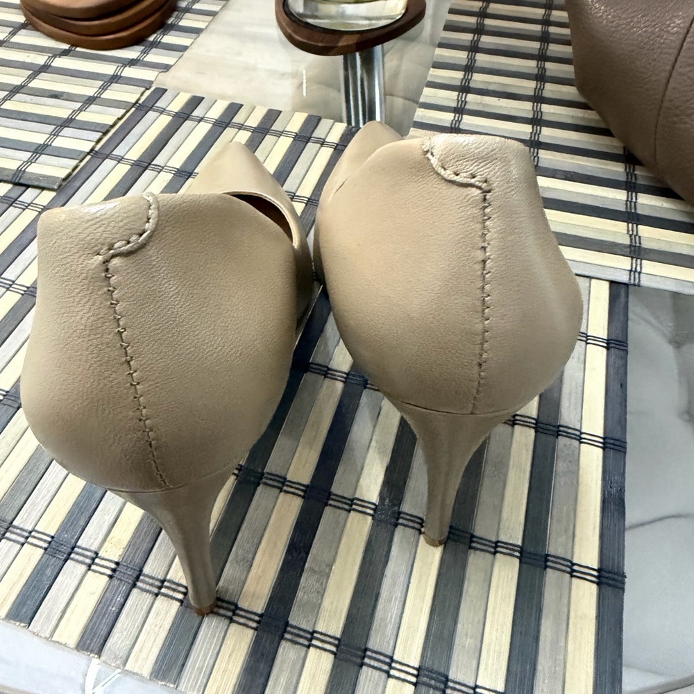 Elegant Taupe Stiletto Heels - Picture 3 of 7